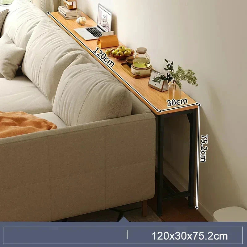 Sofa Gap Table Narrow Modern Space-Saving Table