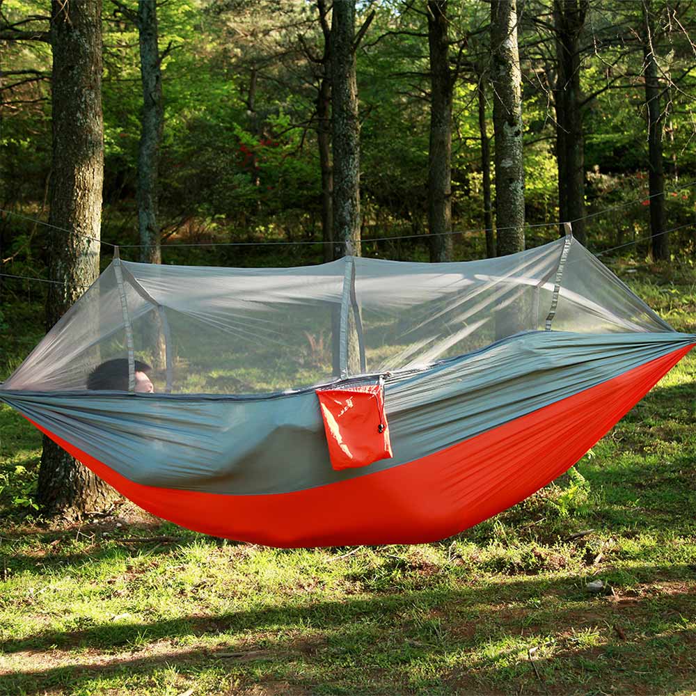 Garden Hanging Nylon Bed and Mosquito Net Outdoor Travel Jungle Camping Tent