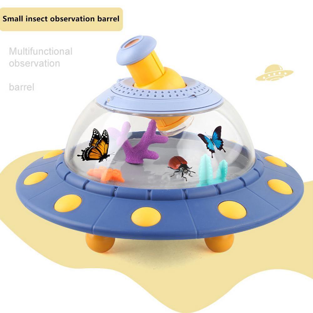 Kids Educational UFO Magnifier Box