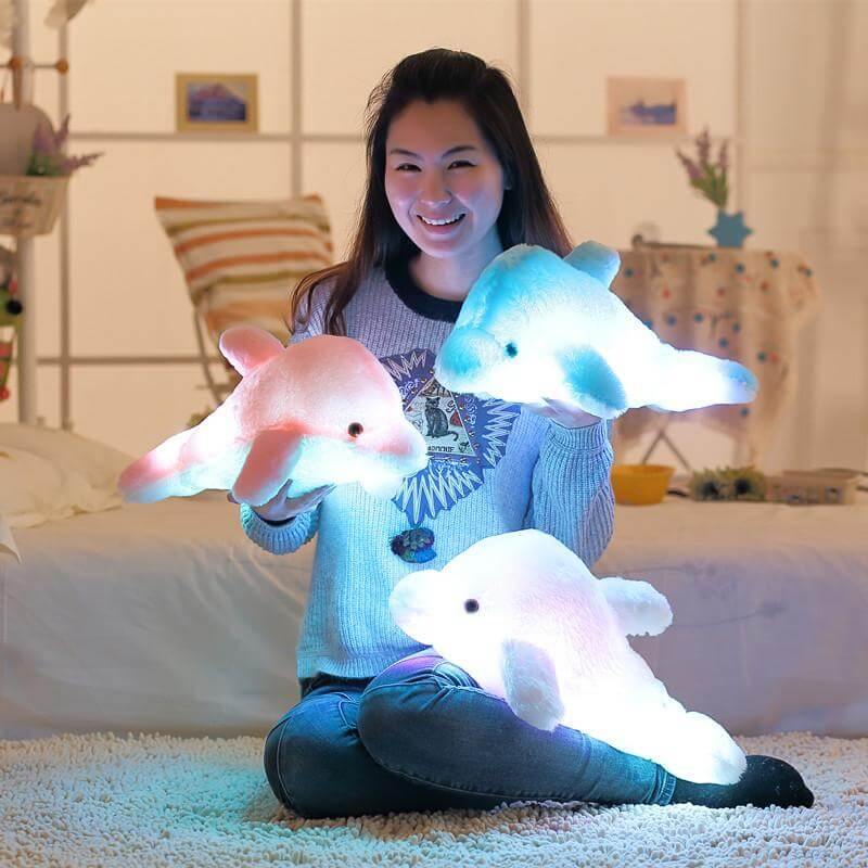 Creative Luminous Light-up Plush Dolphin