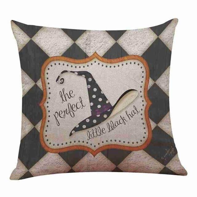 Cotton Comfy Pumpkin Printed Halloween Pillow Cases