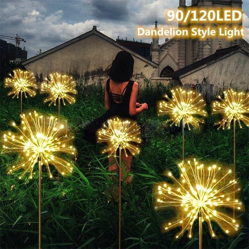 Solar Powered Outdoor Dandelion Light