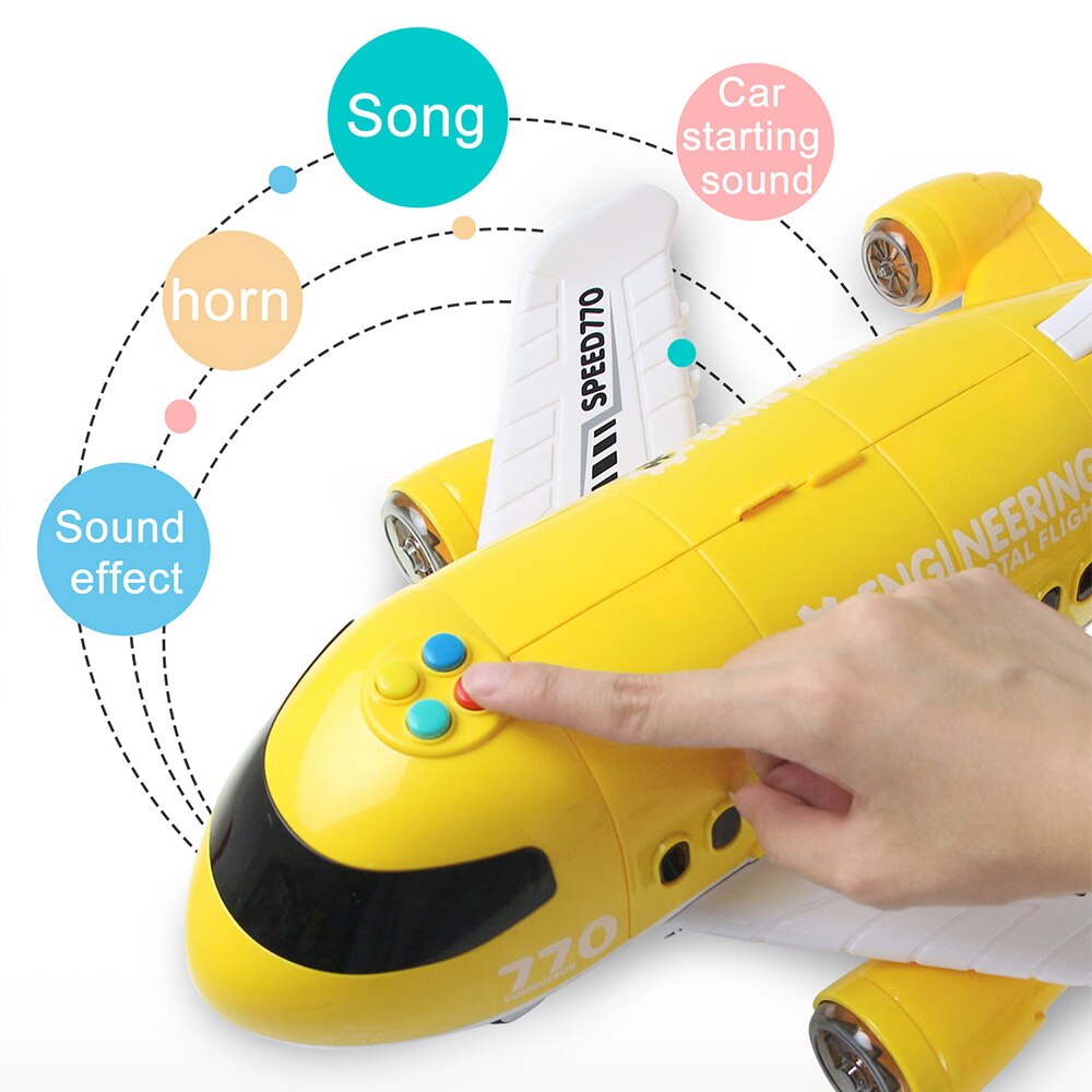 Kids Airplane Flying Wonders Music Toy Set