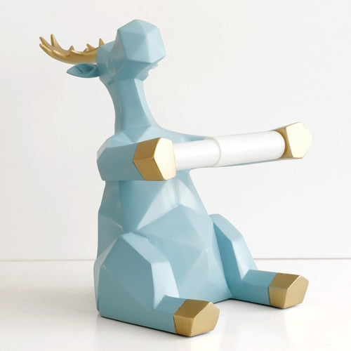 Happy Elephant Deer Toilet Paper Holder