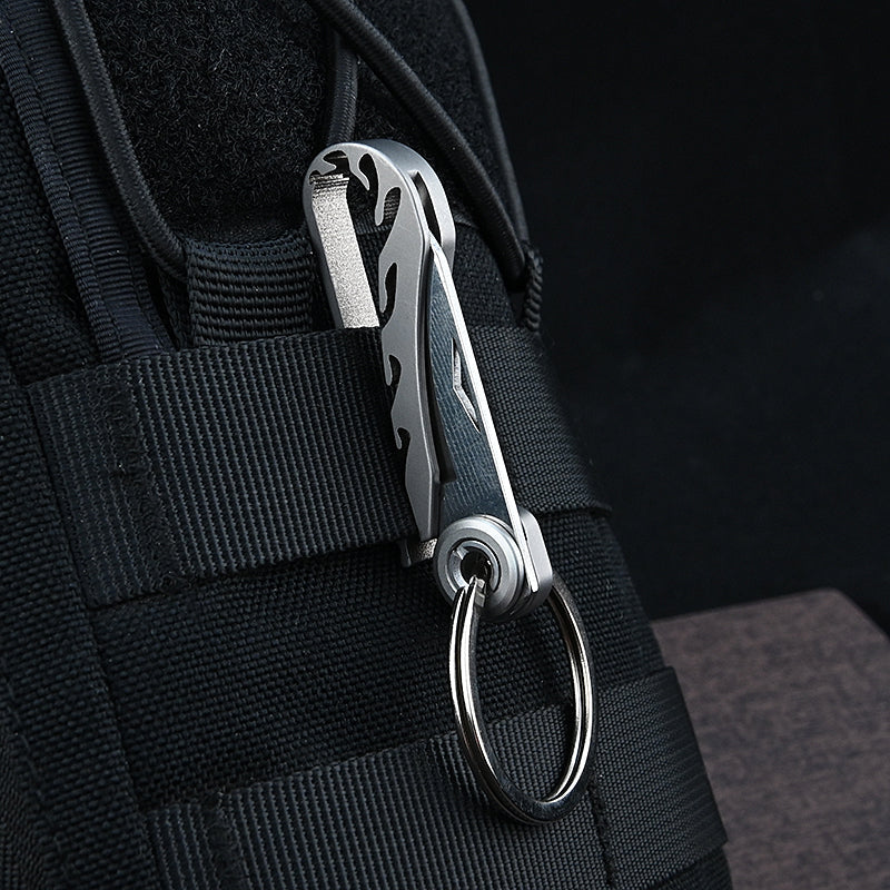 Titanium Foldable Pocket Keychain