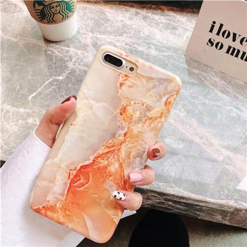 Marble Pattern iPhone Cases