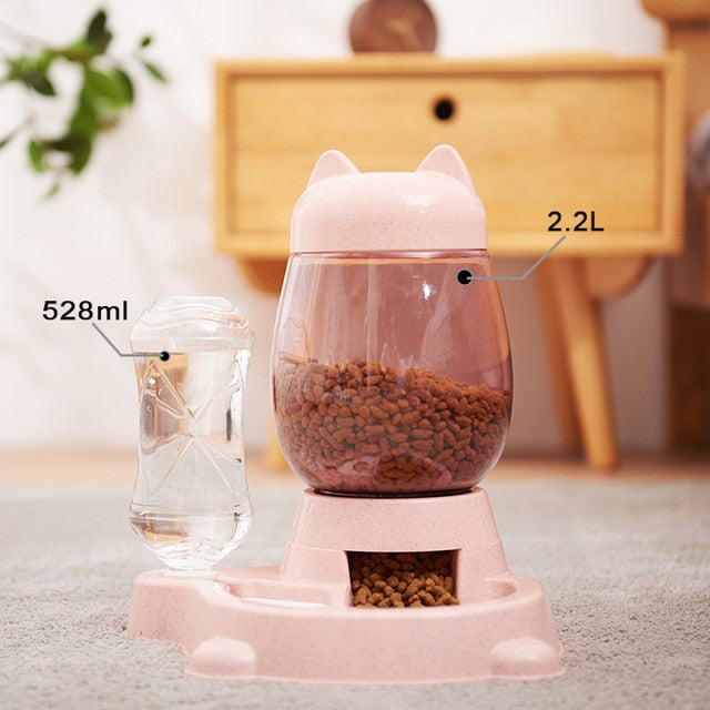 2in1 Automatic Creative Pet Dispenser