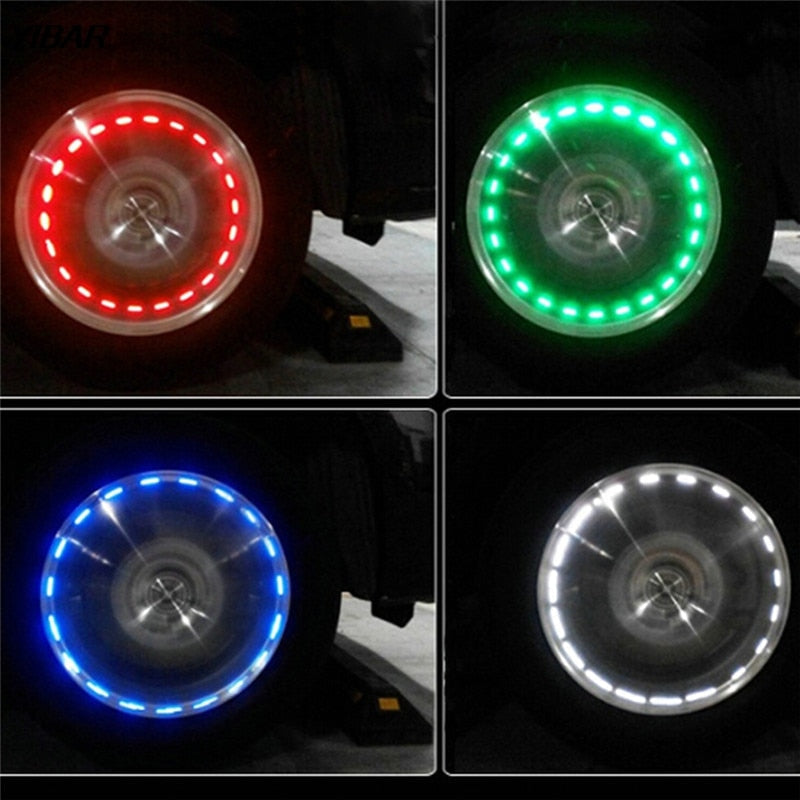 Solar Powered Wheel Rim LED Light