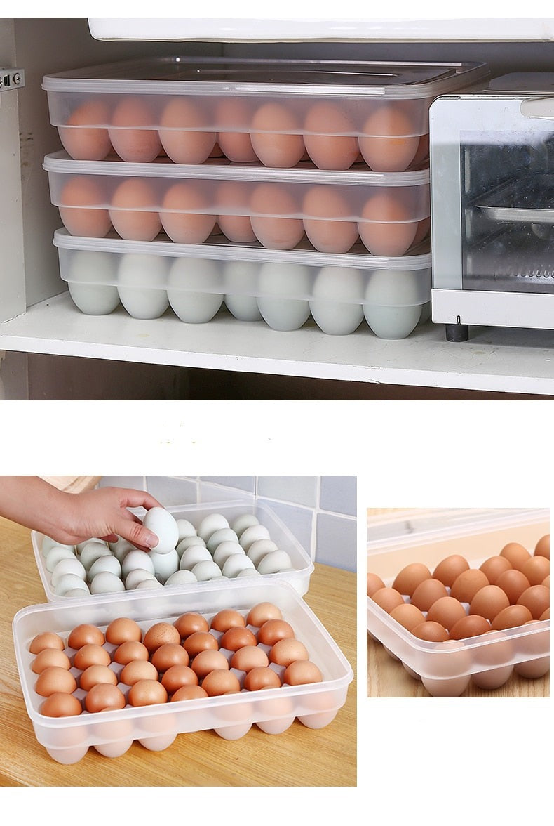 Japanese-Style Plastic Duck Egg Storage Box