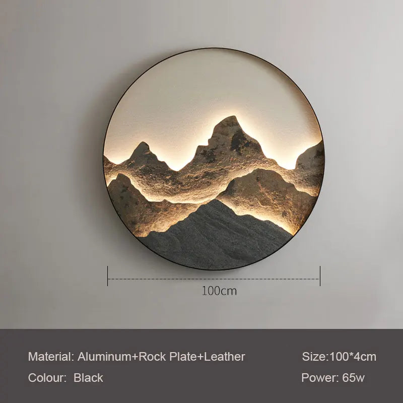 Zen-Inspired Landscape View Artsy Wall Decor