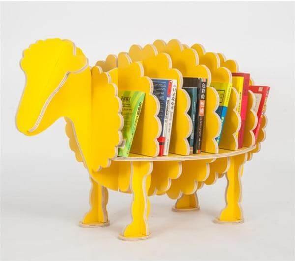 Creative Decorative Sheep Shaped BookCase