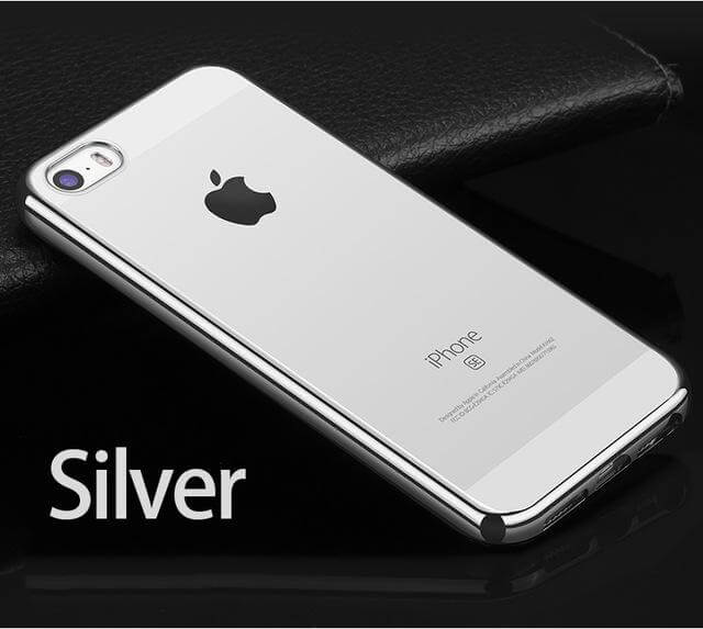 Luxury Transparent Silicone Case For iPhone SE