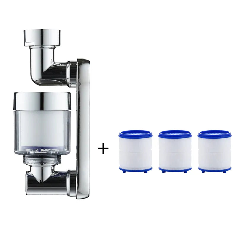 Full Rotating Robot Arm Water Saving Faucet Extender