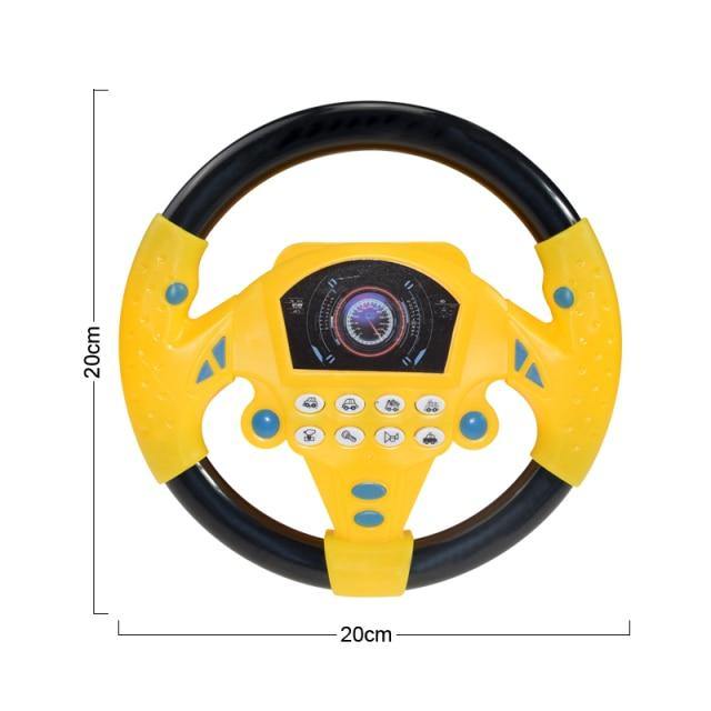 Electric Educational Car Simulation Steering Wheel Toy