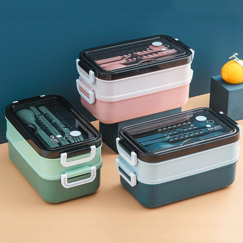 Double Layer Leak-Proof Soup Bowl Lunch Box