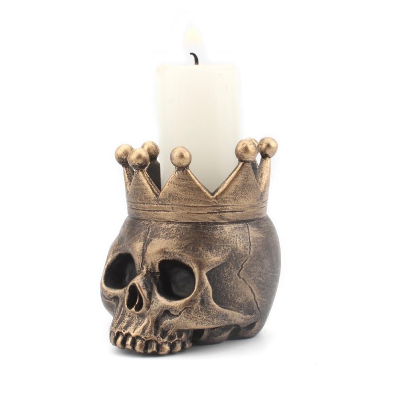 Mini Skull Head Candle Holder Mold