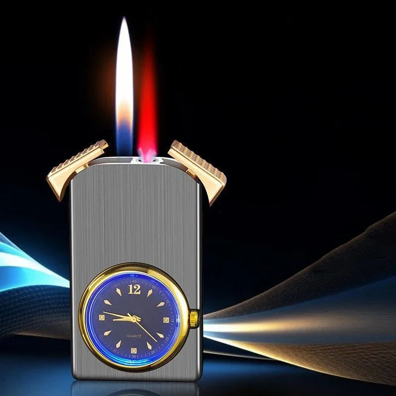 Creative Dual Fire Gradient Color Lighter Watch