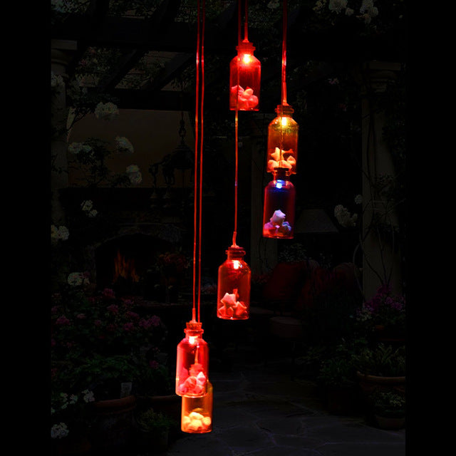 Outdoor LED Solar Hummingbirds DrangFly Lamp