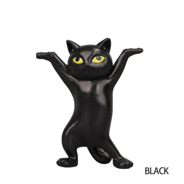 Cat Figurine Pen Holder