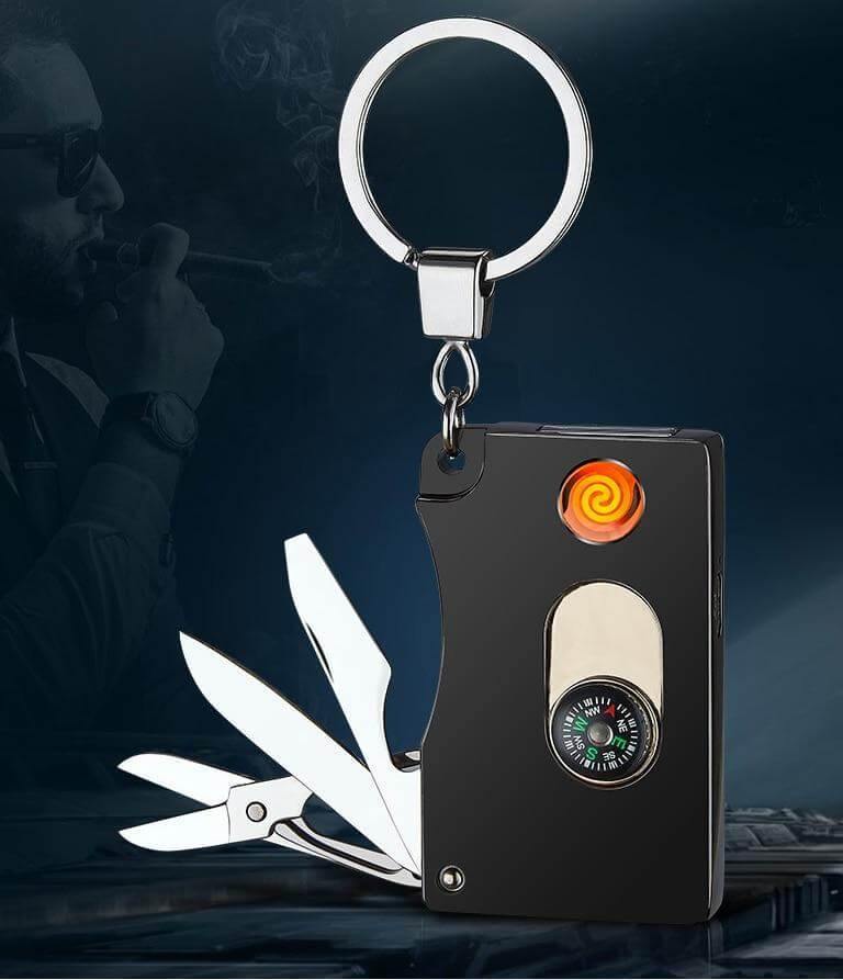 Flameless Windproof Multi-function Lighter