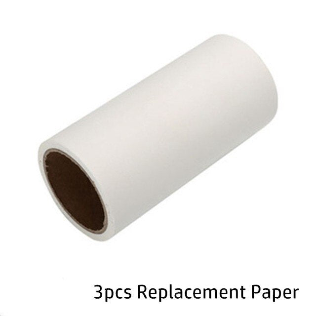 Replaceable Sticky Paper Hair Lint Remover