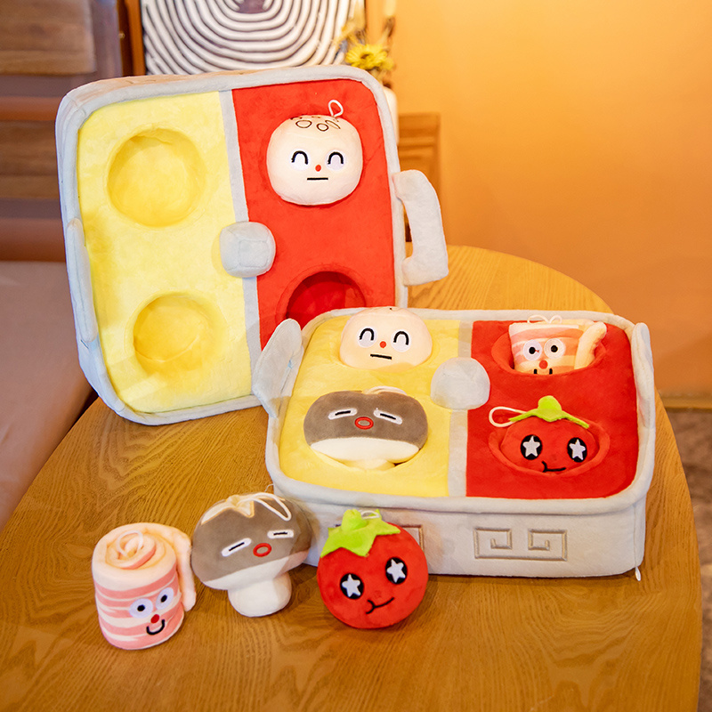 Novelty Hot Pot Shaped Plush Toy