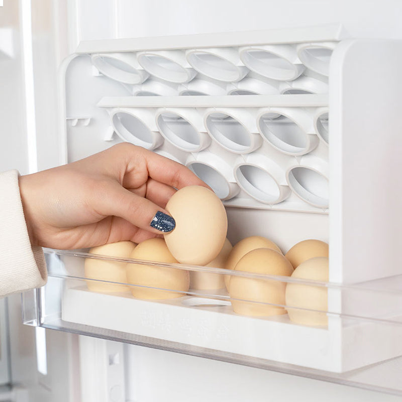 Multi-Layer Practical Egg Fridge Organizer Box