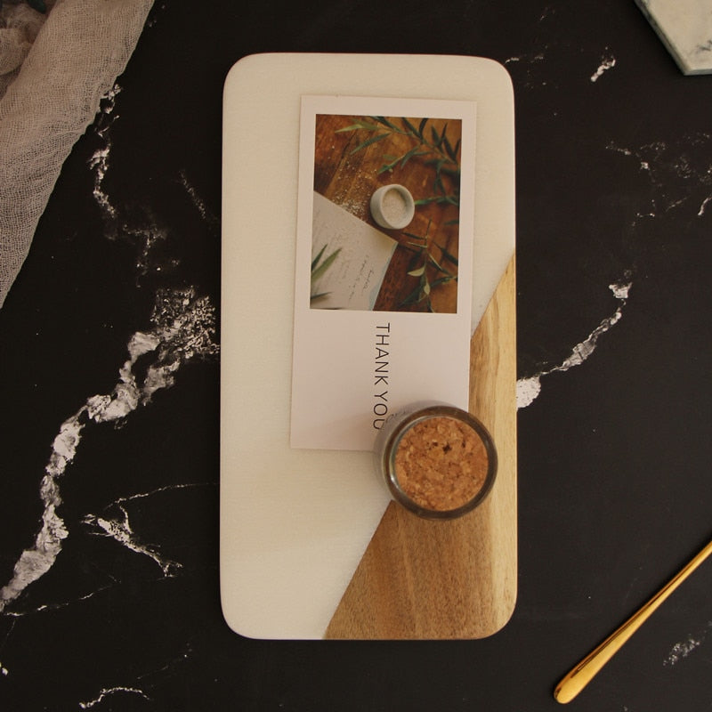 Nordic Simple Marble Serving Tray