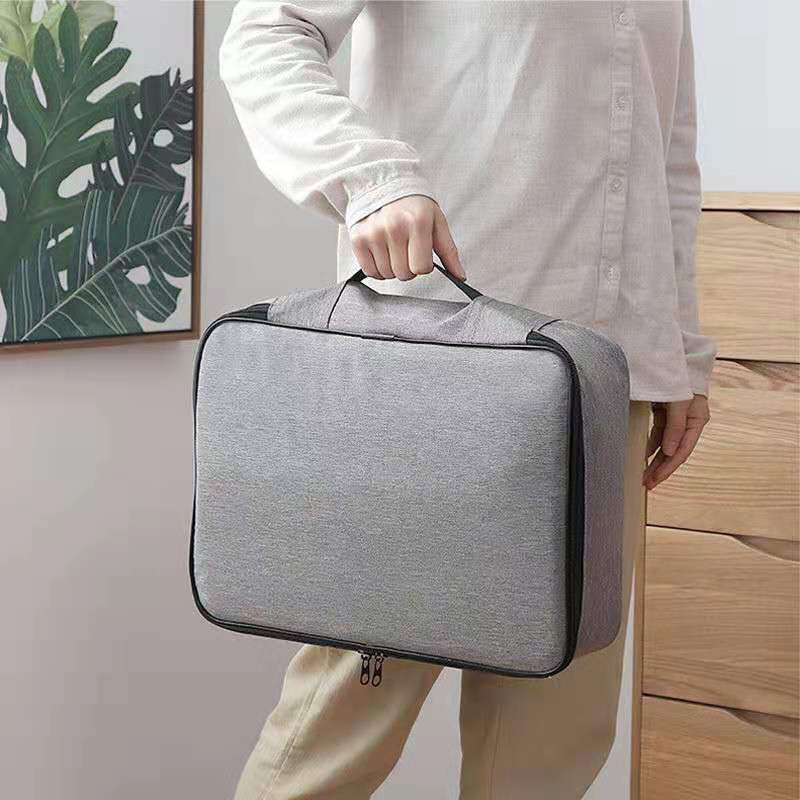 Multi-Layer Large Travel Document Bag