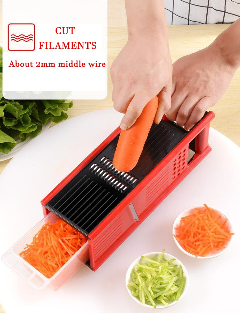 Multifunctional Four-sided Vegetable Grater Slicer