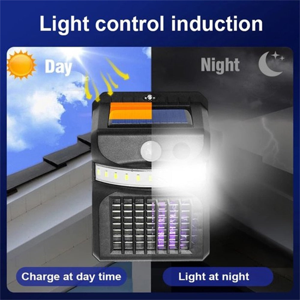 Solar-Powered Infrared Mosquito Killer Outdoor Light