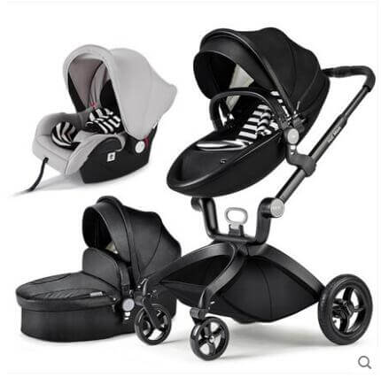 Luxury Baby Stroller High Land-Scape Baby Stroller 3 in 1 Fashion Pram European Carriage