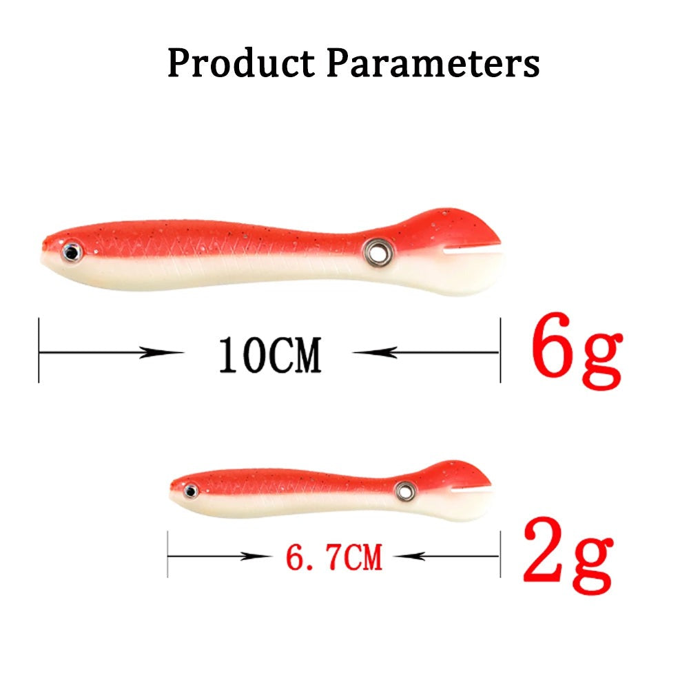 Realistic Reflective Soft Fishing Artificial Bait