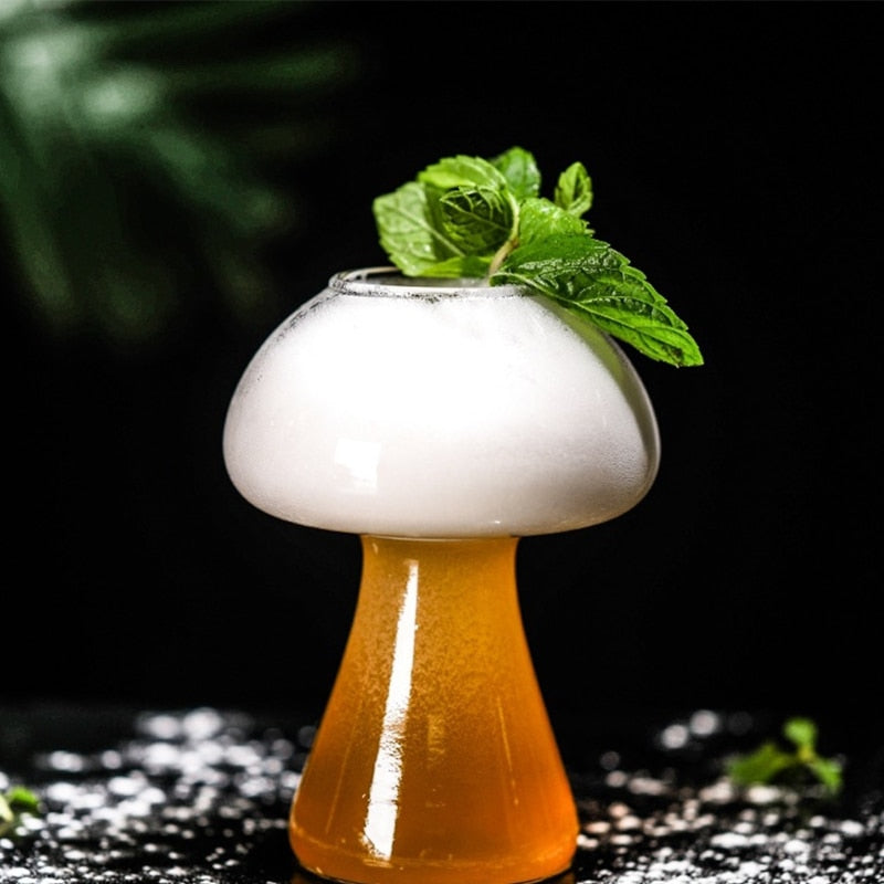 Creative Mushroom Cocktail Glass