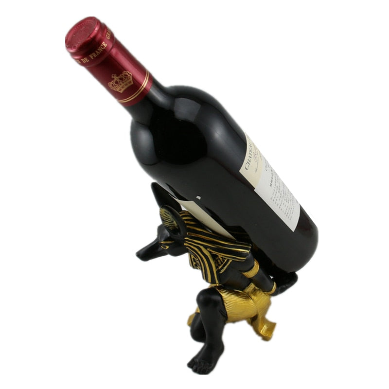 Egyptian Style Animal Wine Bottle Holder