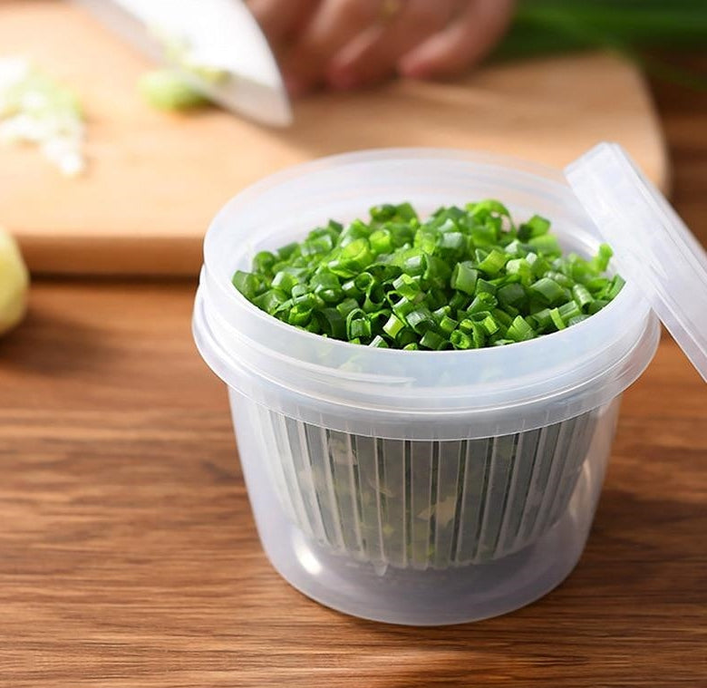 Vegetable Fresh-Keeping Drainer Mini Container