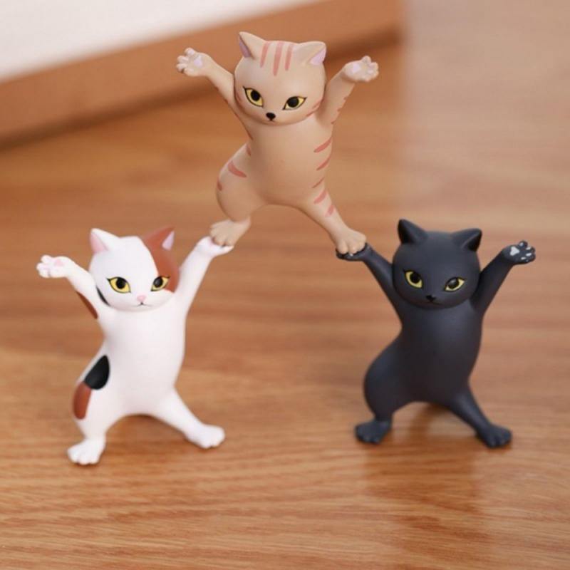 Cat Figurine Pen Holder