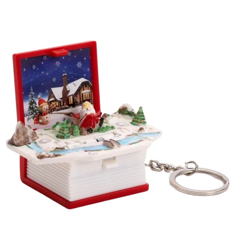 Santa Secret Spell Keychain