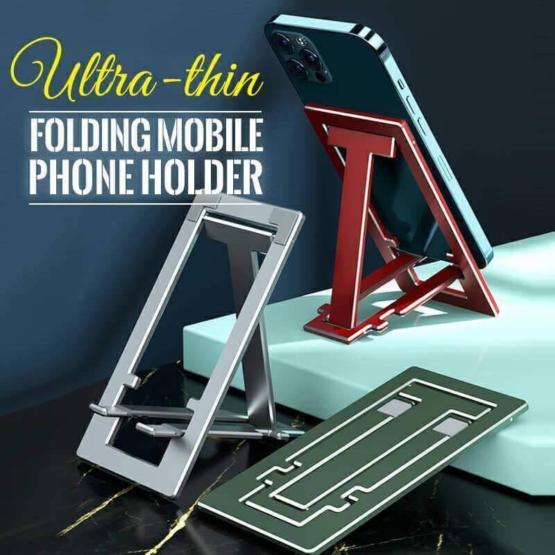 Ultra-thin Portable Foldable Aluminum Phone Holder