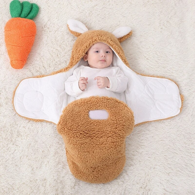 Bunny Bundle Baby Wrap Sleeping Bag