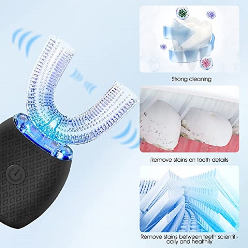 Clean360 U-Shape Blue Light Tooth Cleaner