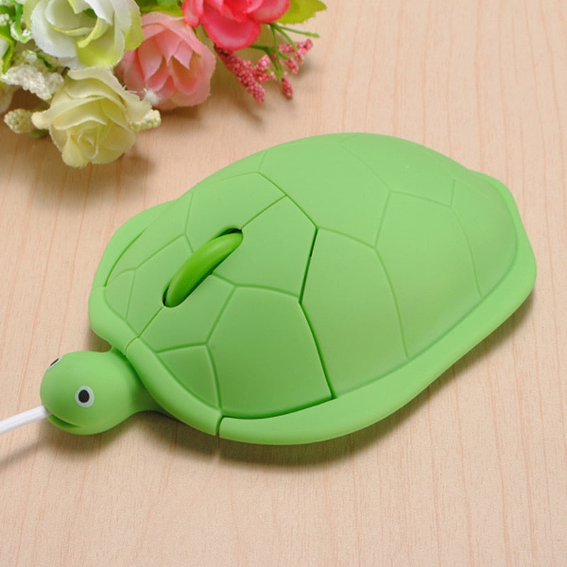 Wired Turtle Computer Mouse