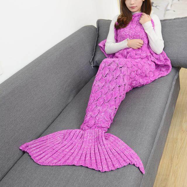 Handmade Mermaid Sleeping Blanket