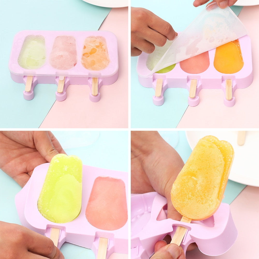 Cute Rabbit Ice Cream Molds