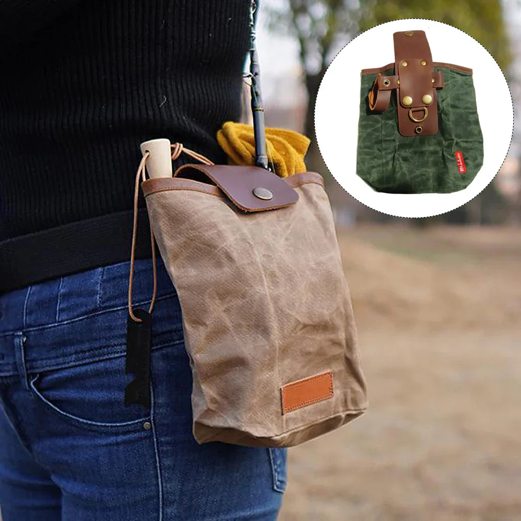 Vintage Foldable Outdoor Hiking Large Waist Bag