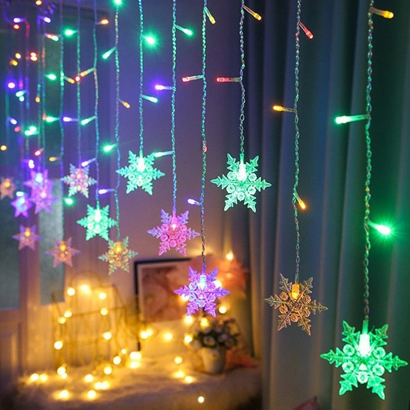 LED Fairy Snowflake Lights