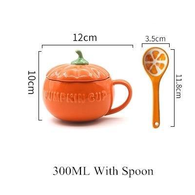 Creative Ceramic Pumpkin Mug Cup