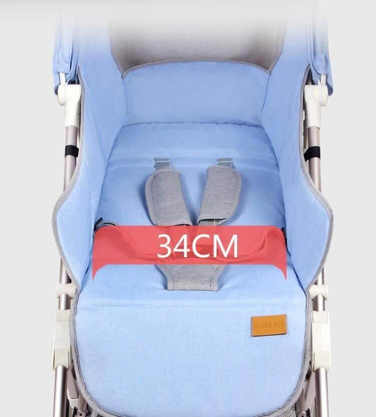 Futuristic Modern Portable Folding Baby Stroller