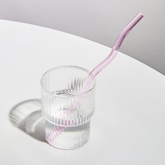 Colorful Environment Friendly Reusable Glass Straw