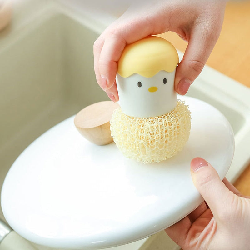 Surprise Egg Kitchen Cleaning Brush